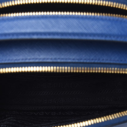 Prada Saffiano Lux Odette Crossbody Bluette 7 of 12