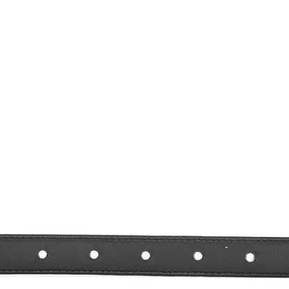 Gucci Calfskin Pearl Double G 20mm Belt 85 34 Black Cream 4 of 5