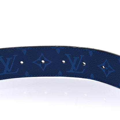 Louis Vuitton Monogram 40mm Reverso Belt 100 40 Pacific Blue 4 of 6