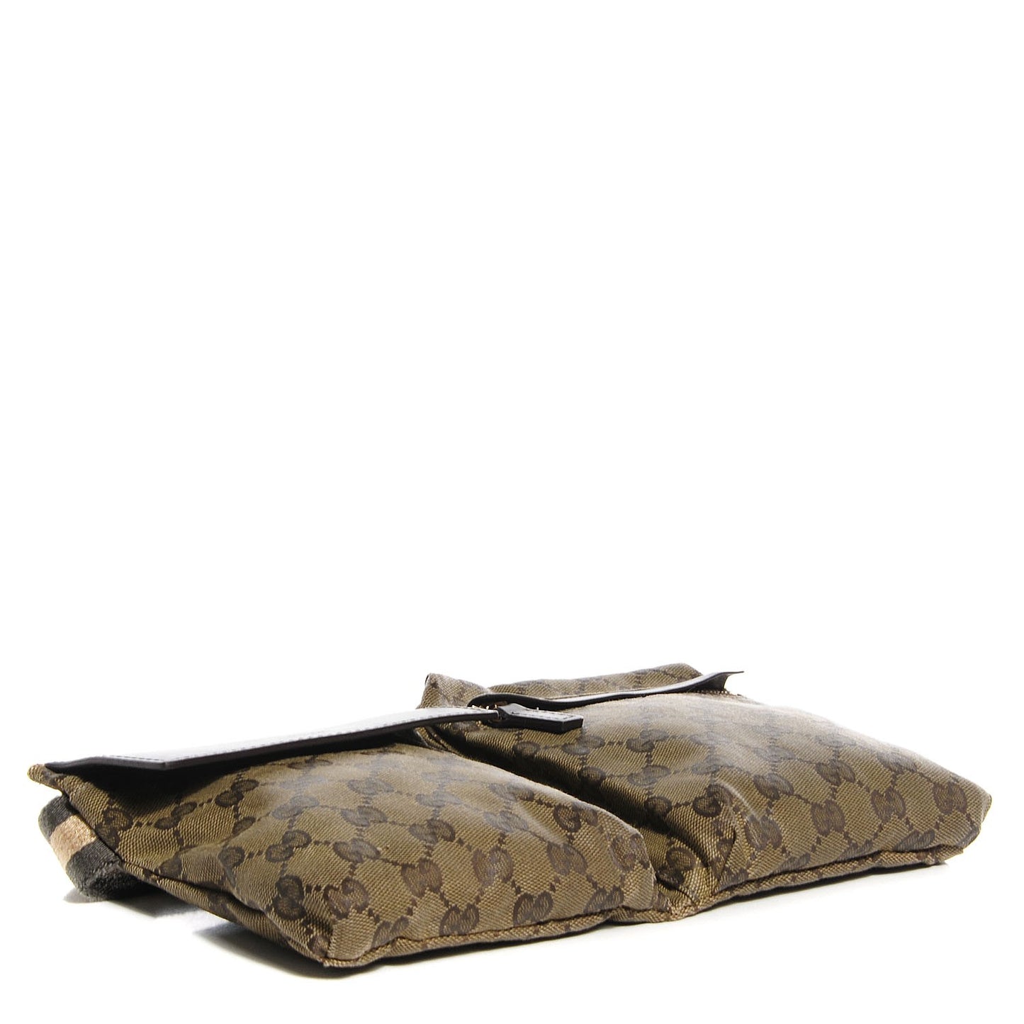 Monogram Web Belt Bag Dark Brown