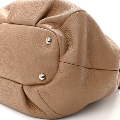 Prada Vitello Daino Expandable Shoulder Bag Sesamo 10 of 14