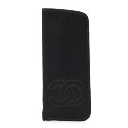 Chanel Satin CC Eyeglasses Case Black 1 of 7