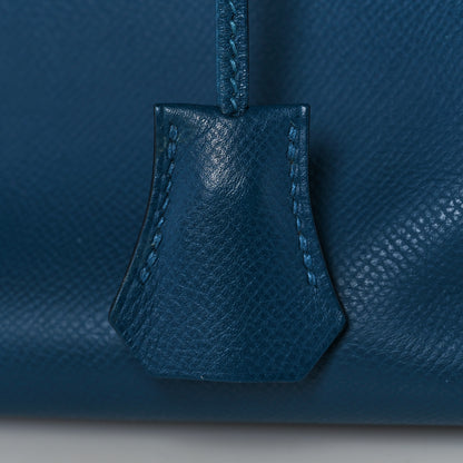 Hermes Epsom Birkin 35 Bleu Izmir 33 of 36