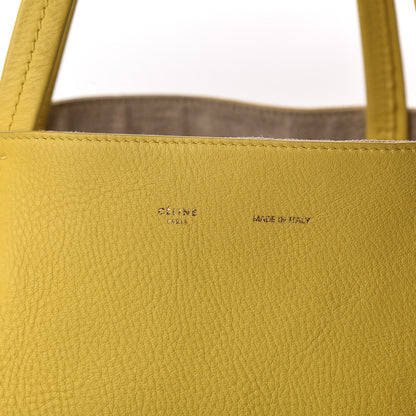 Celine Soft Grained Calfskin Small Belt Cabas Phantom Sunflower 3 of 11