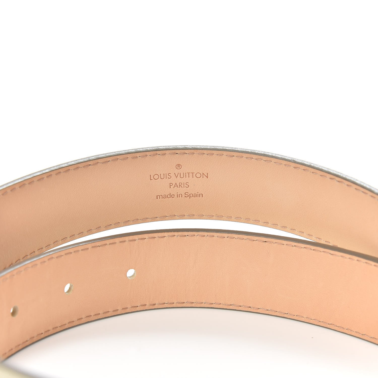 Louis Vuitton Epi 30mm LV Initiales Belt 80 32 Ivory 5 of 6
