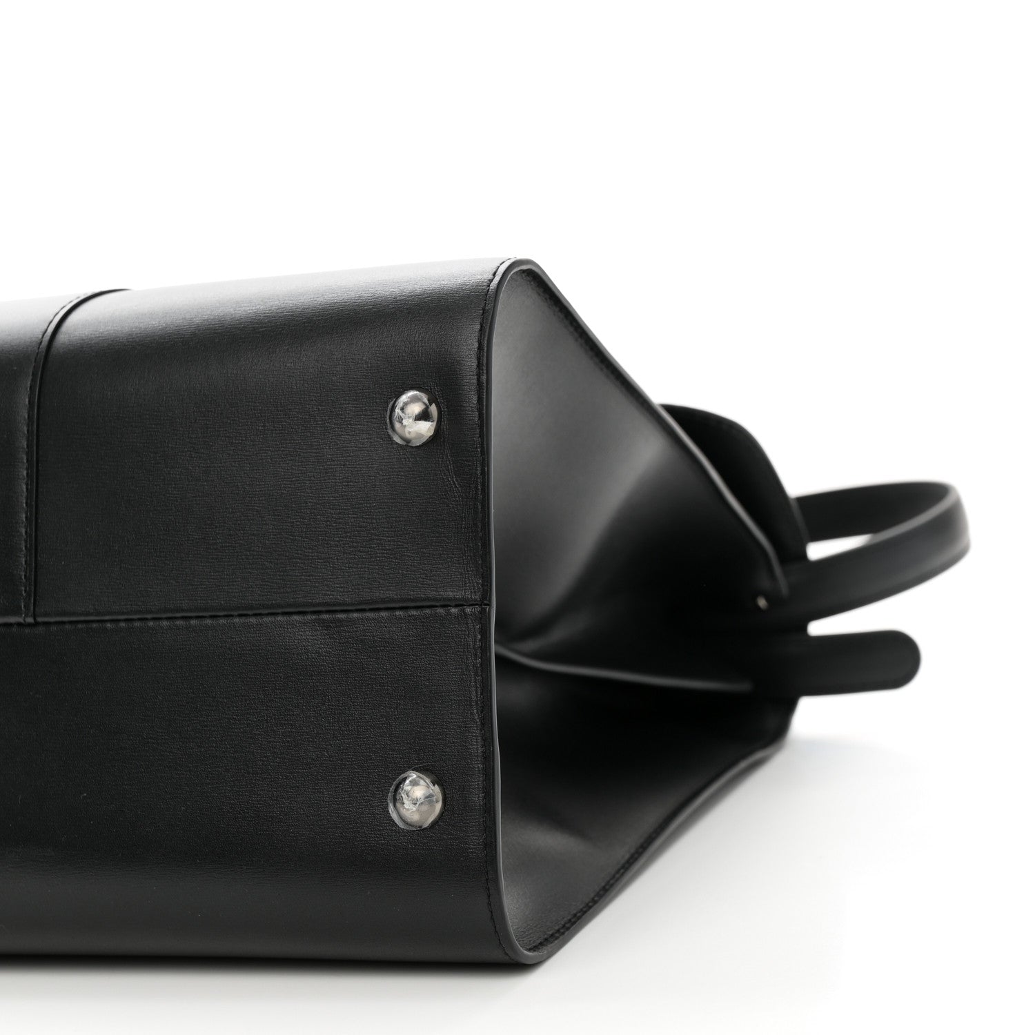 Delvaux Calfskin MM L'Humour Brillant Satchel Black 11 of 11