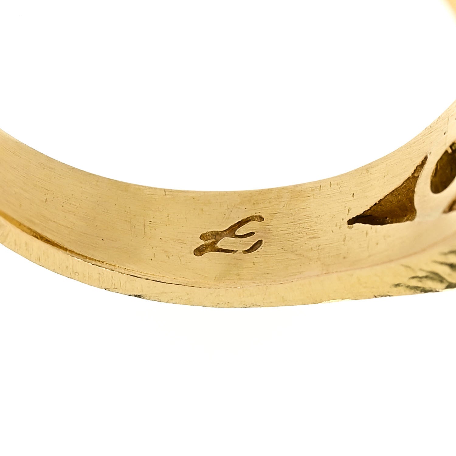 Elizabeth Locke 19K Yellow Gold Heliodor Tsavorite Ring 59 8.75 6 of 6