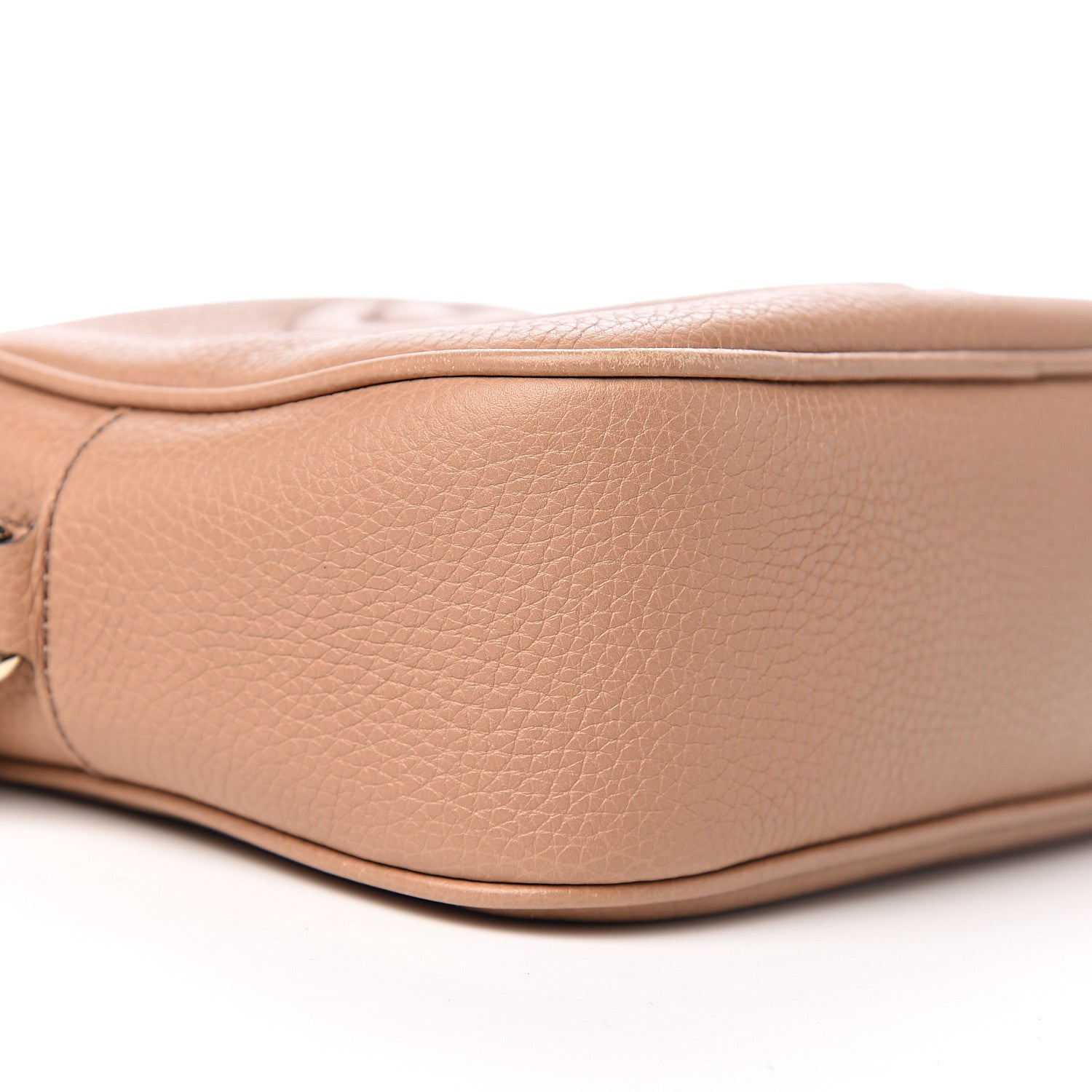 Gucci Pebbled Calfskin Small Soho Disco Bag Rose Beige 10 of 13