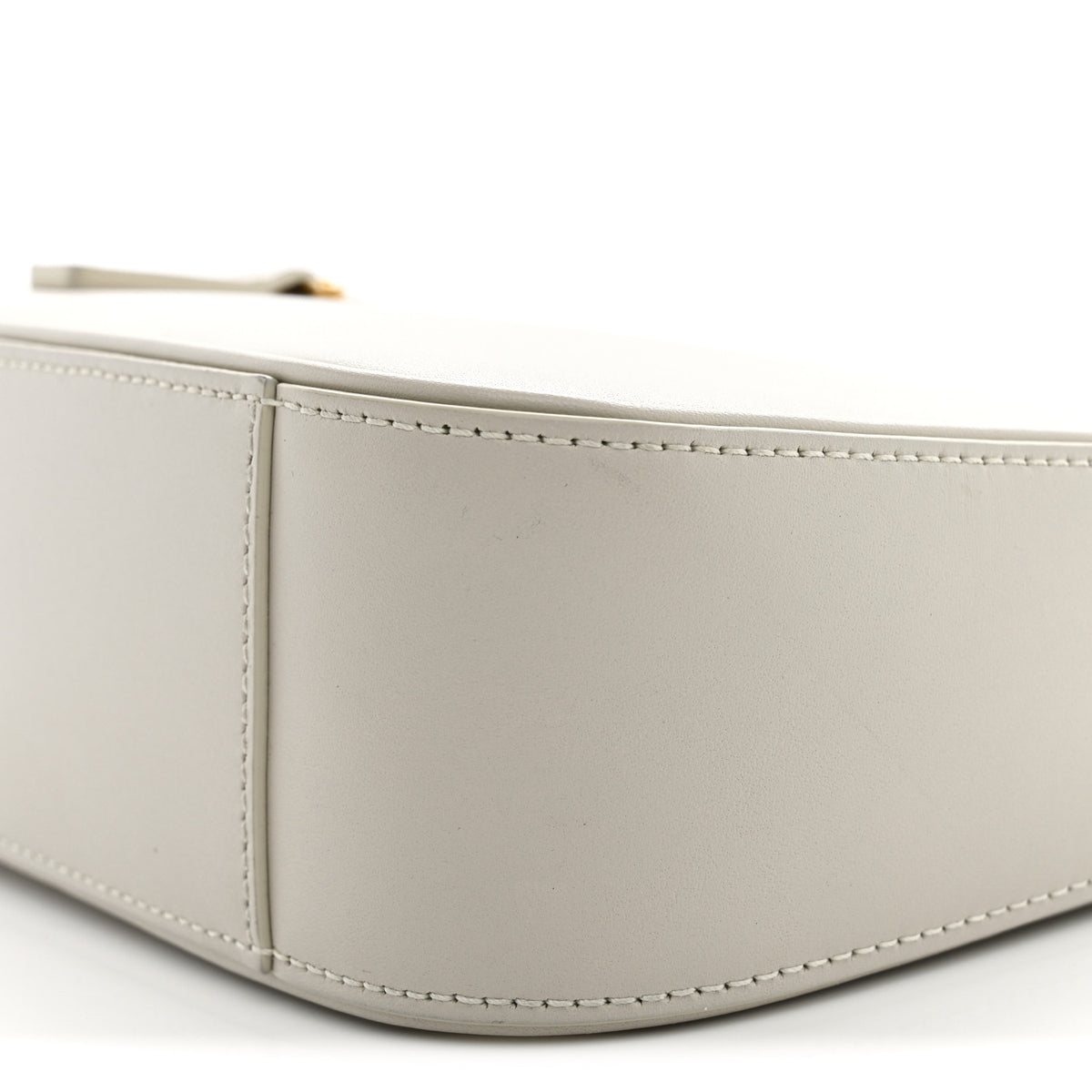 Saint Laurent Smooth Calfskin Le 5 A 7 Hobo Crema Soft 10 of 11