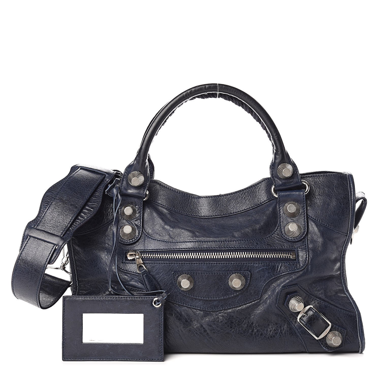 Balenciaga Agneau Giant 21 Silver Hardware City Marine 1 of 12
