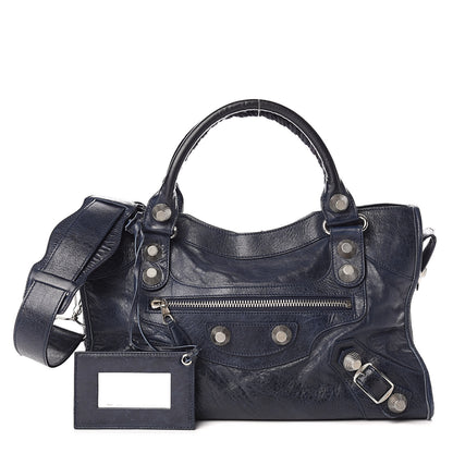 Balenciaga Agneau Giant 21 Silver Hardware City Marine 1 of 12