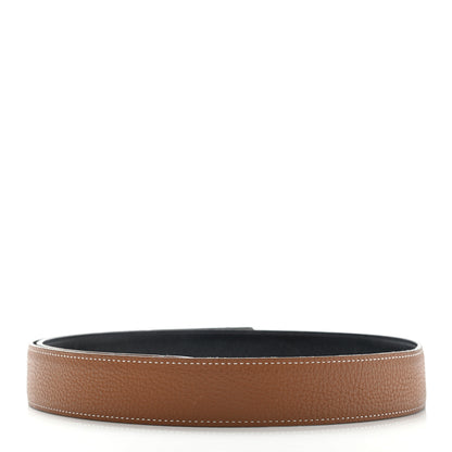 Hermes Swift Togo 32mm Belt Strap 85 Black Gold 2 of 10