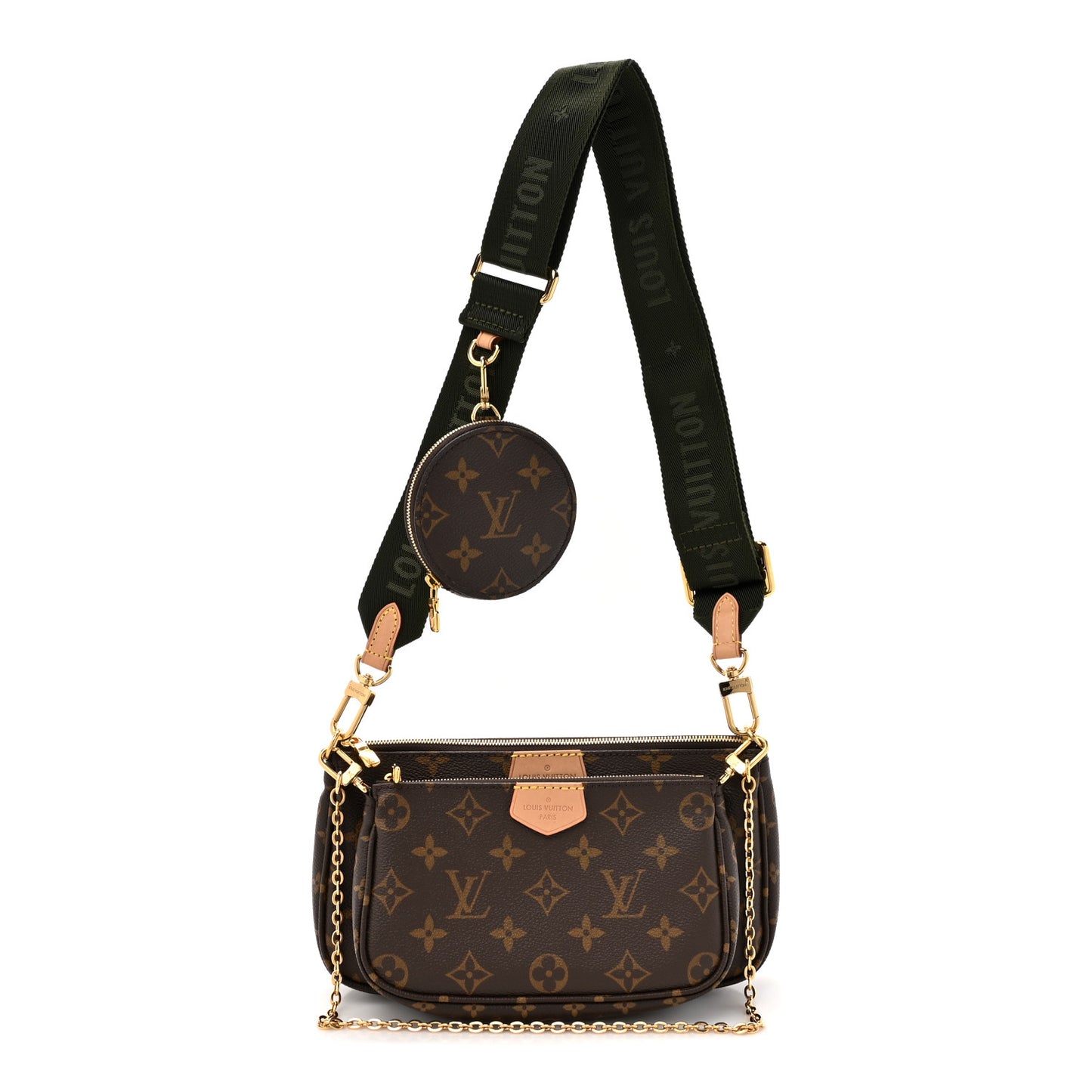 Monogram Multi Pochette Accessories Kaki
