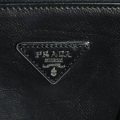 Prada Glace Calf Twin Pocket Tote Nero Black 8 of 9
