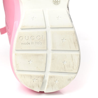 Gucci Calfskin Mystic Cat Rhyton Sneakers 35.5 Sugar Pink 6 of 9