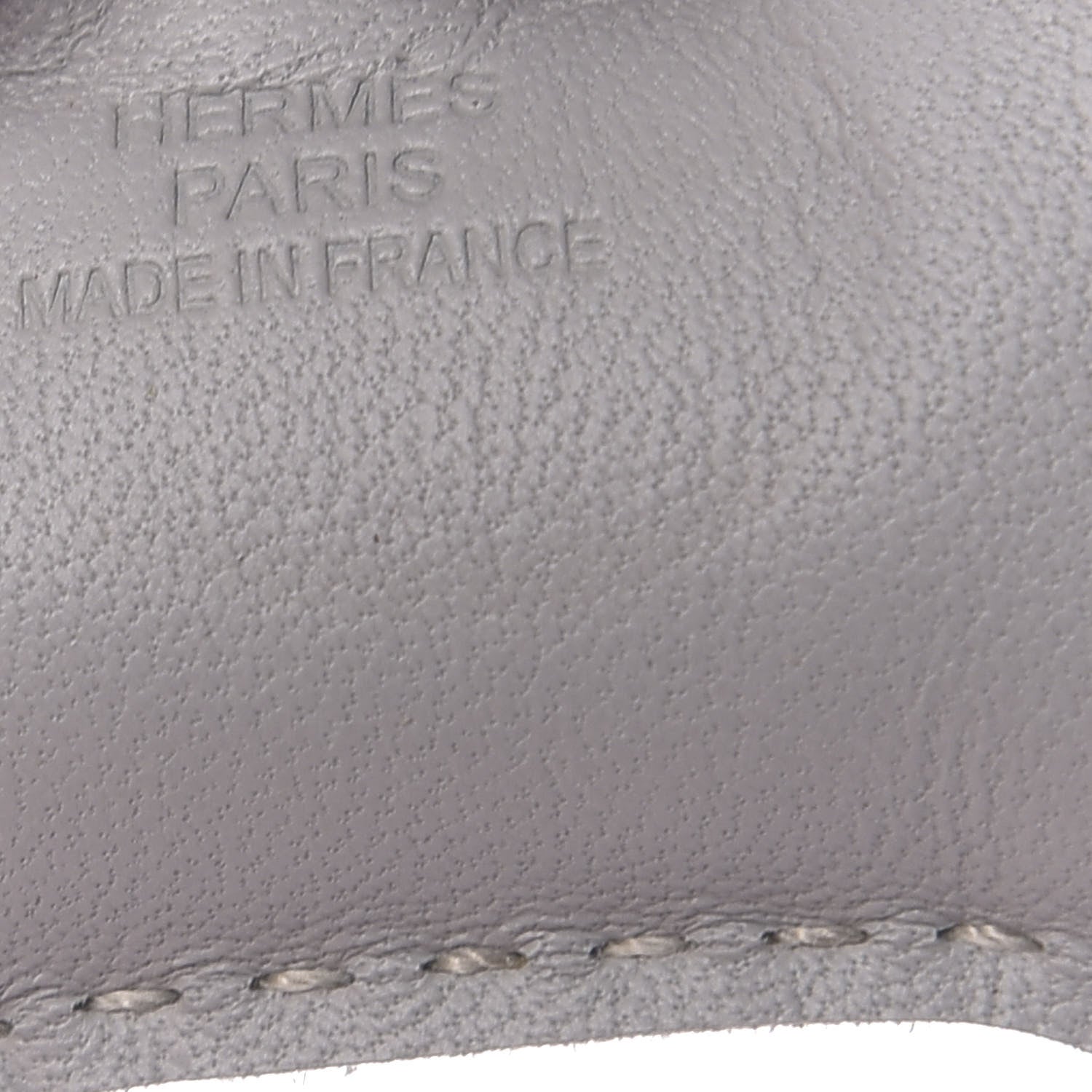 Hermes Milo Lambskin Grigri Rodeo Horse Bag Charm PM Bleu Glacier Curry Rouge H 4 of 5