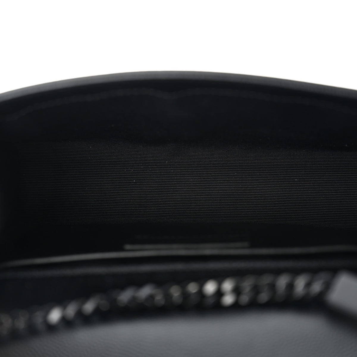 Saint Laurent Grain De Poudre Small Classic Monogram Monochrome Kate Satchel Black 5 of 12