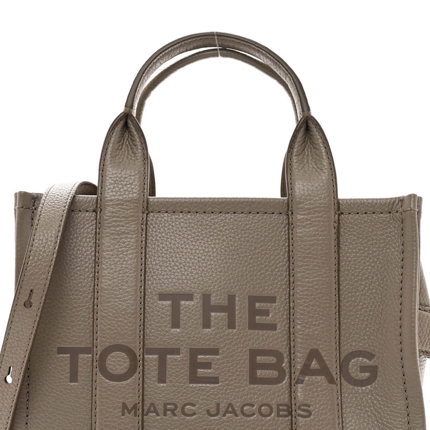 Marc Jacobs Grained Calfskin Small The Tote Bag Cement 5 of 11