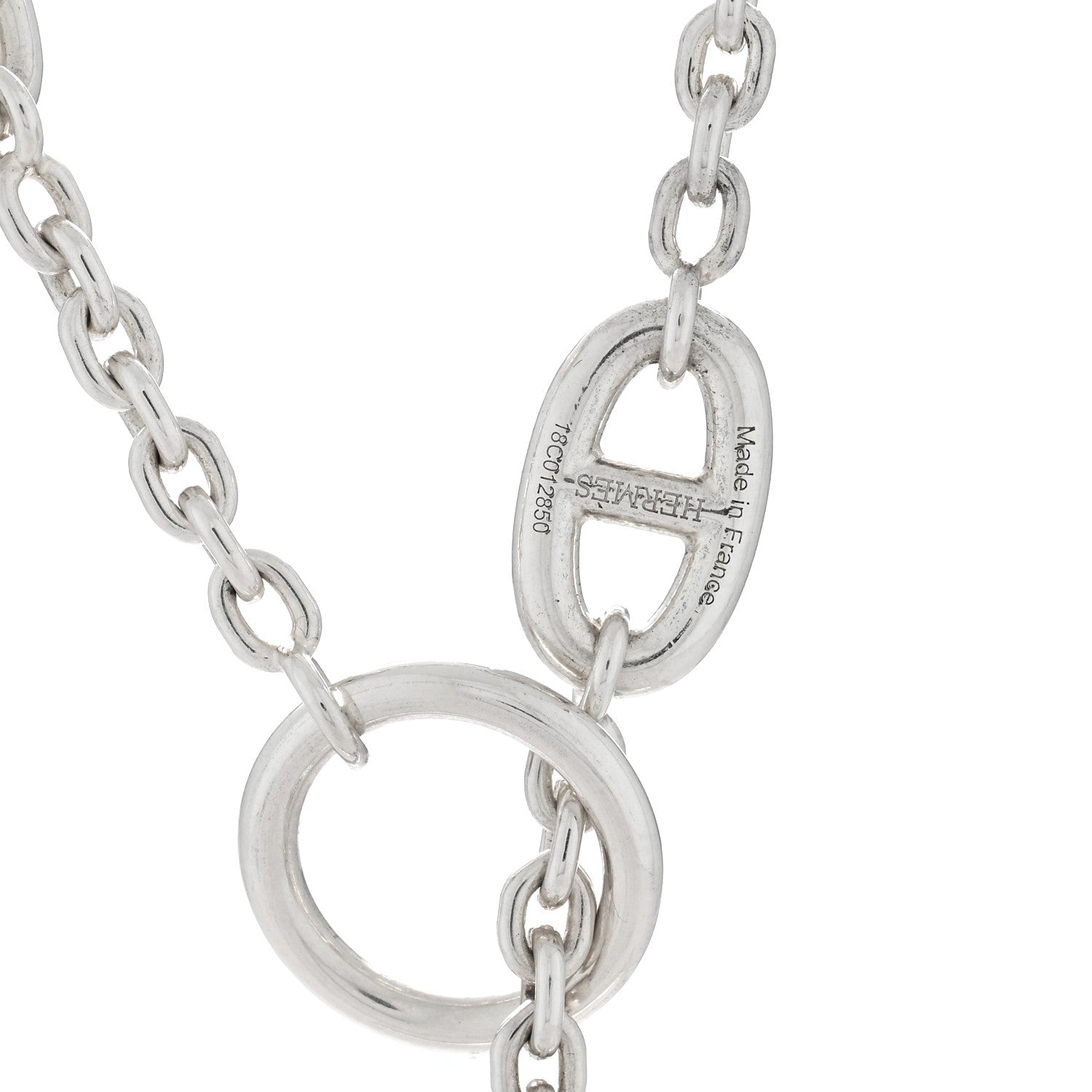 Hermes Sterling Silver Farandole Necklace 120 4 of 4
