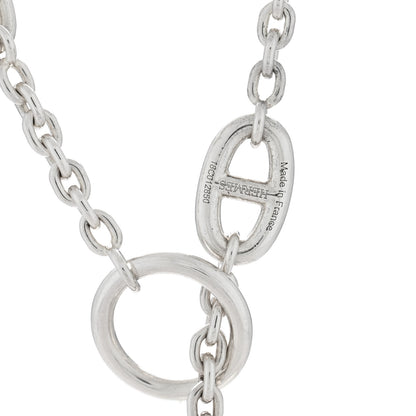Hermes Sterling Silver Farandole Necklace 120 4 of 4
