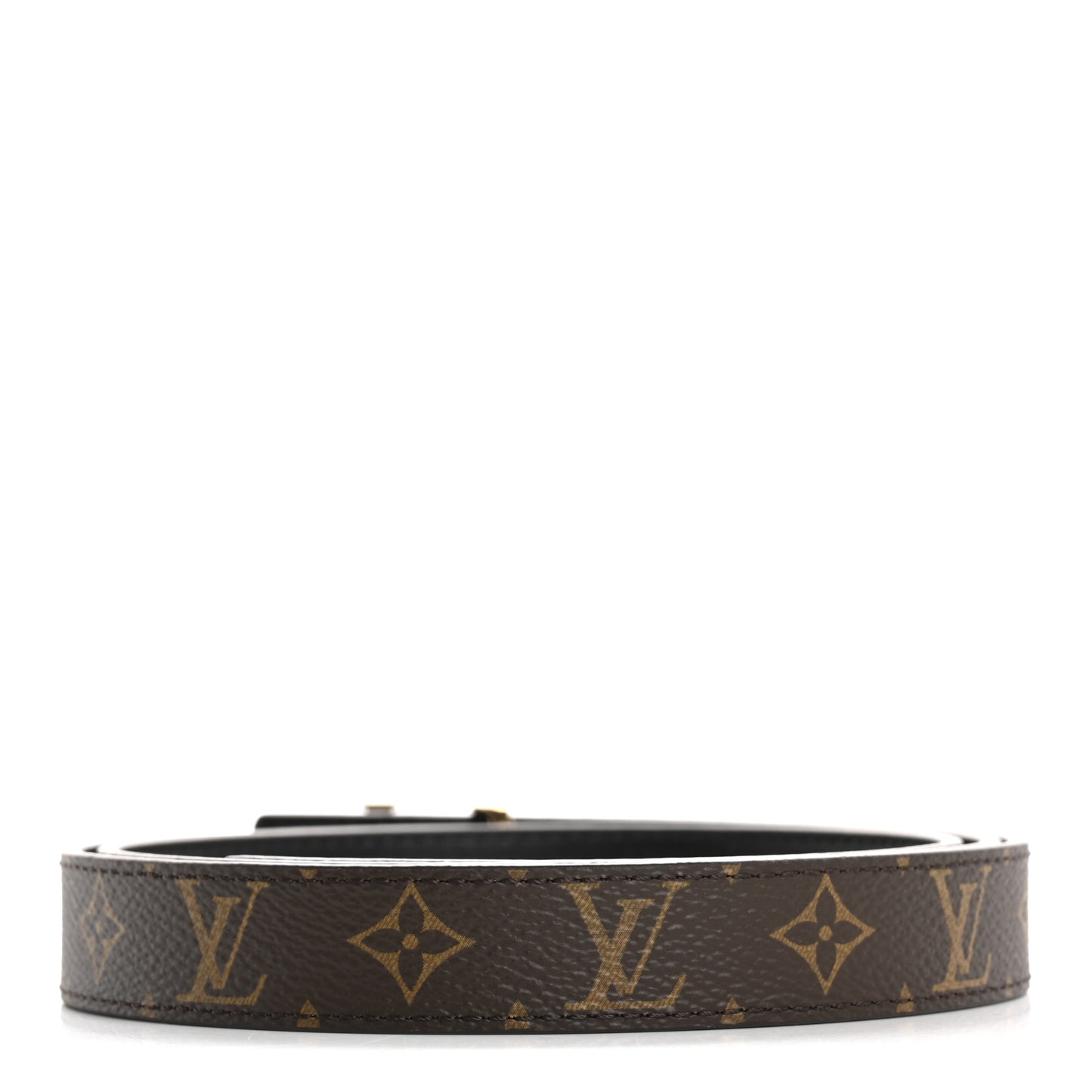 Calfskin Monogram 20mm LV Iconic Reversible Belt 85 34 Black
