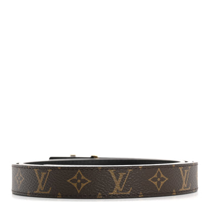 Louis Vuitton Calfskin Monogram 20mm LV Iconic Reversible Belt 85 34 Black 2 of 6