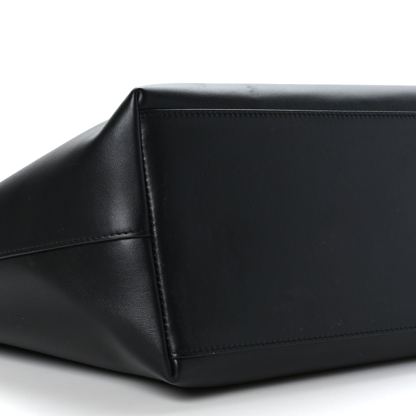 Calfskin DG Logo Shopper Tote Black
