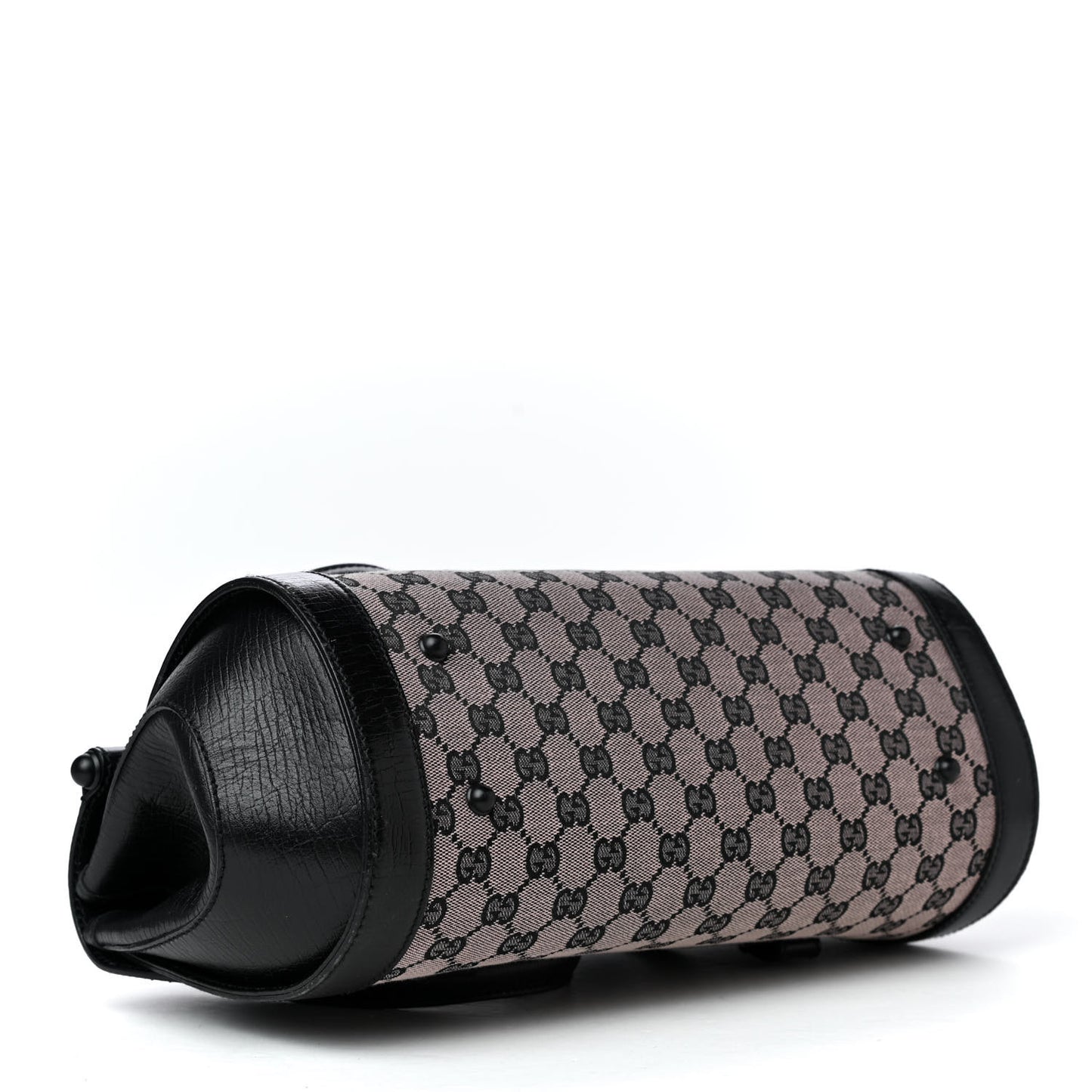 Monogram Bamboo Bullet Handbag Black