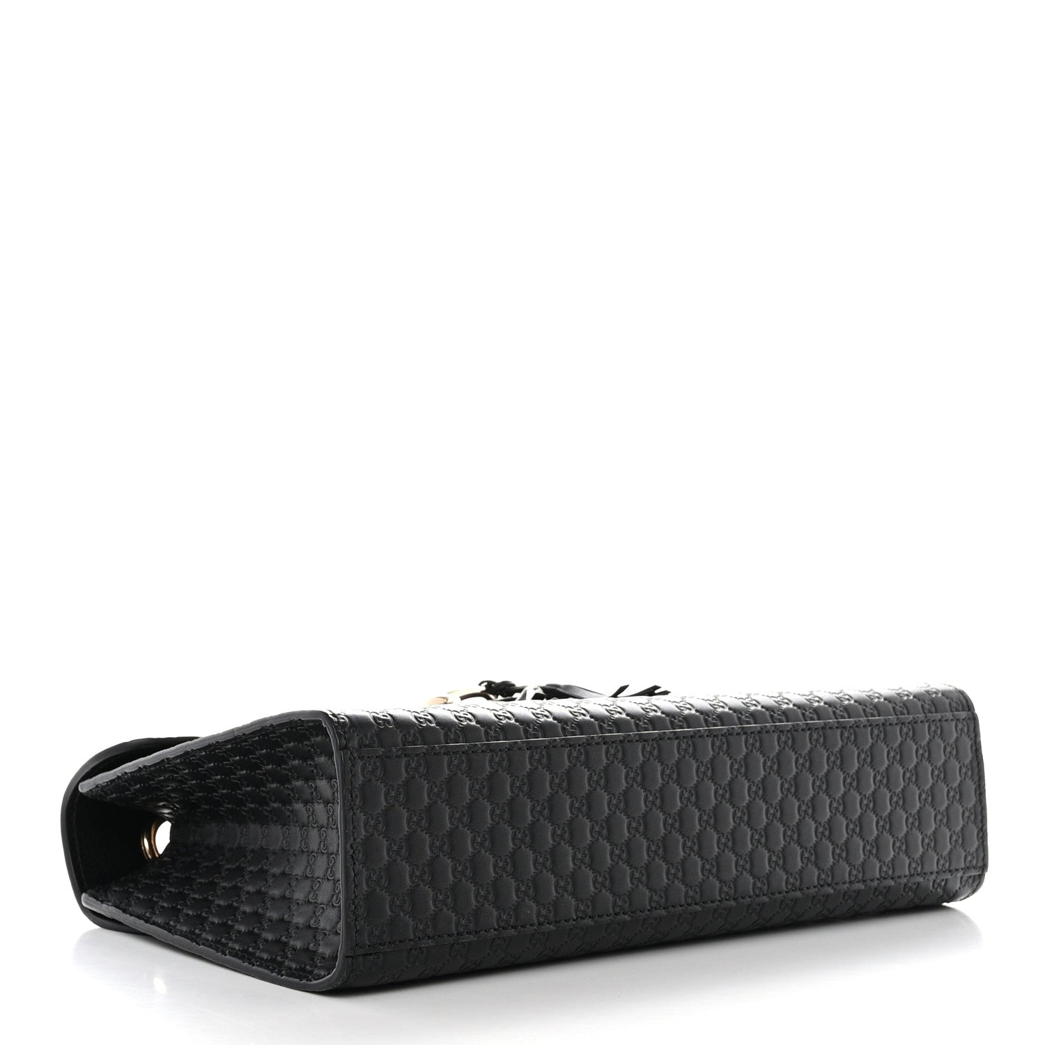 Gucci Microguccissima Medium Emily Chain Shoulder Bag Black 4 of 11