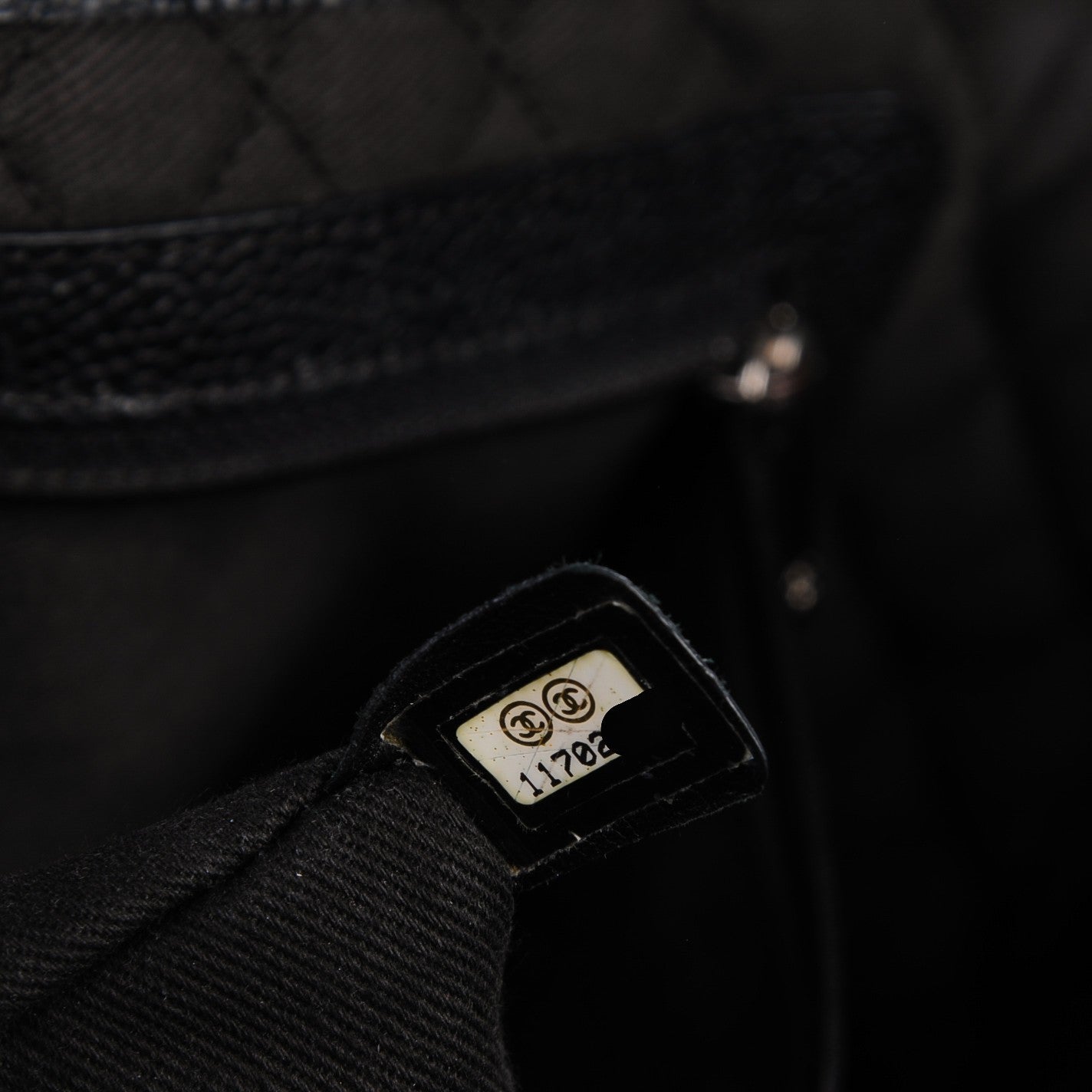 Chanel Coated Canvas Coco Tote Black 8 of 8