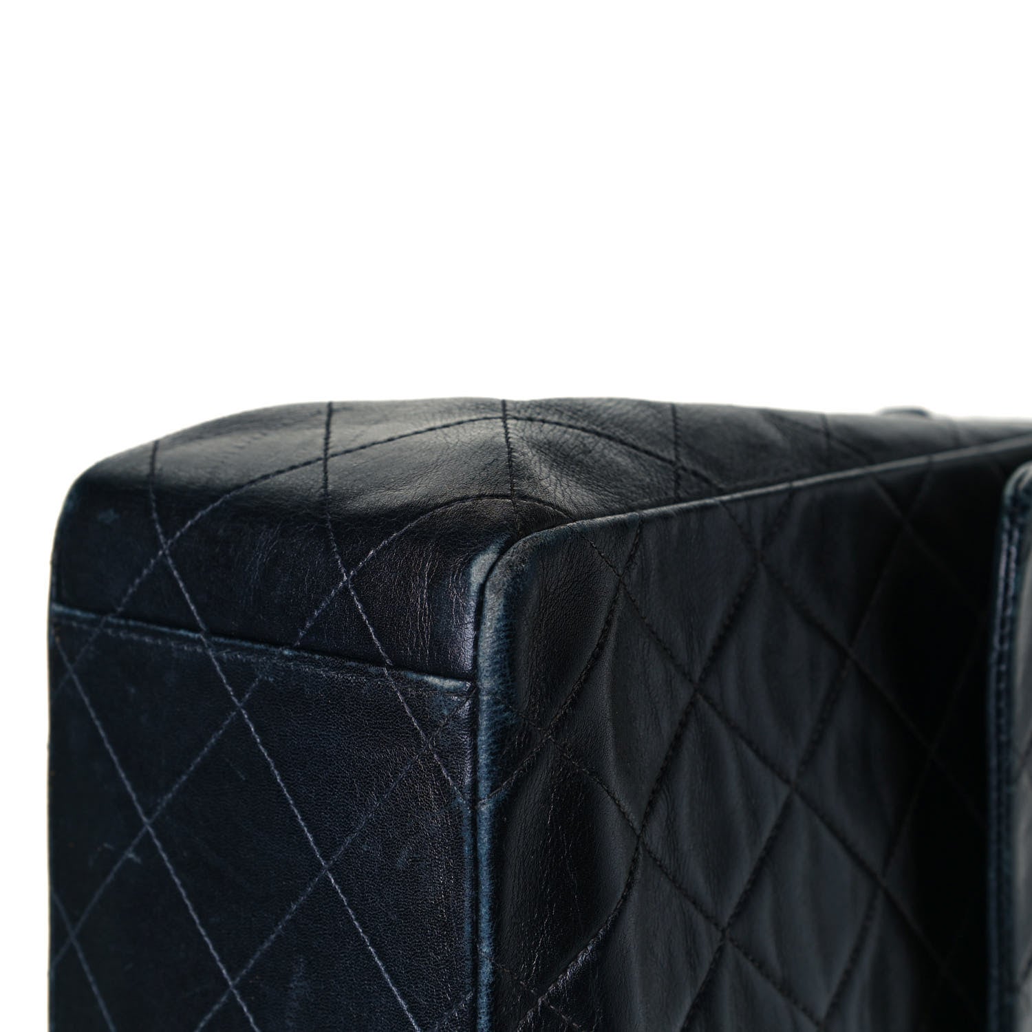 Chanel Lambskin Quilted XL Jumbo Single Flap Black 12 of 19