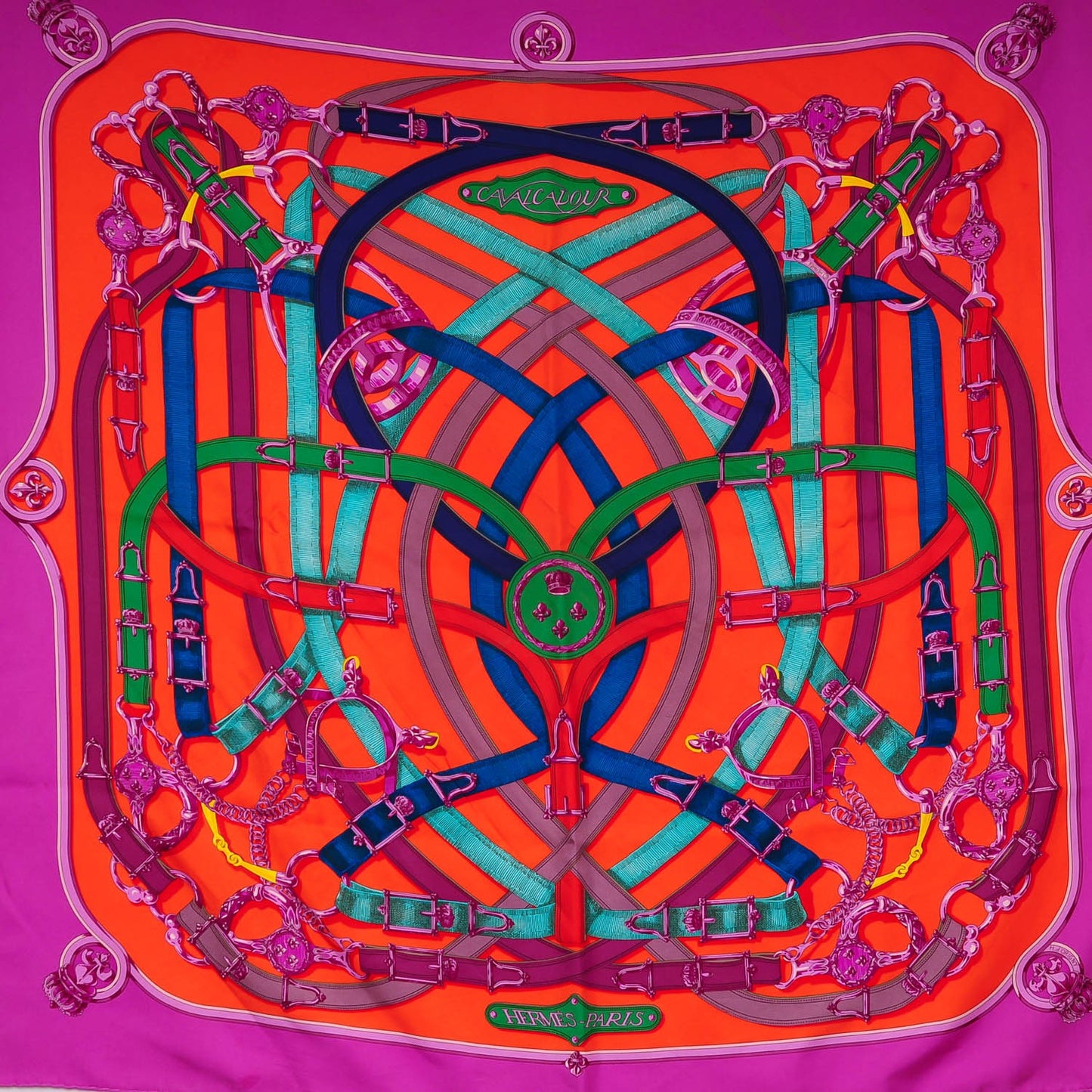 Silk Cavalcadour Scarf 90