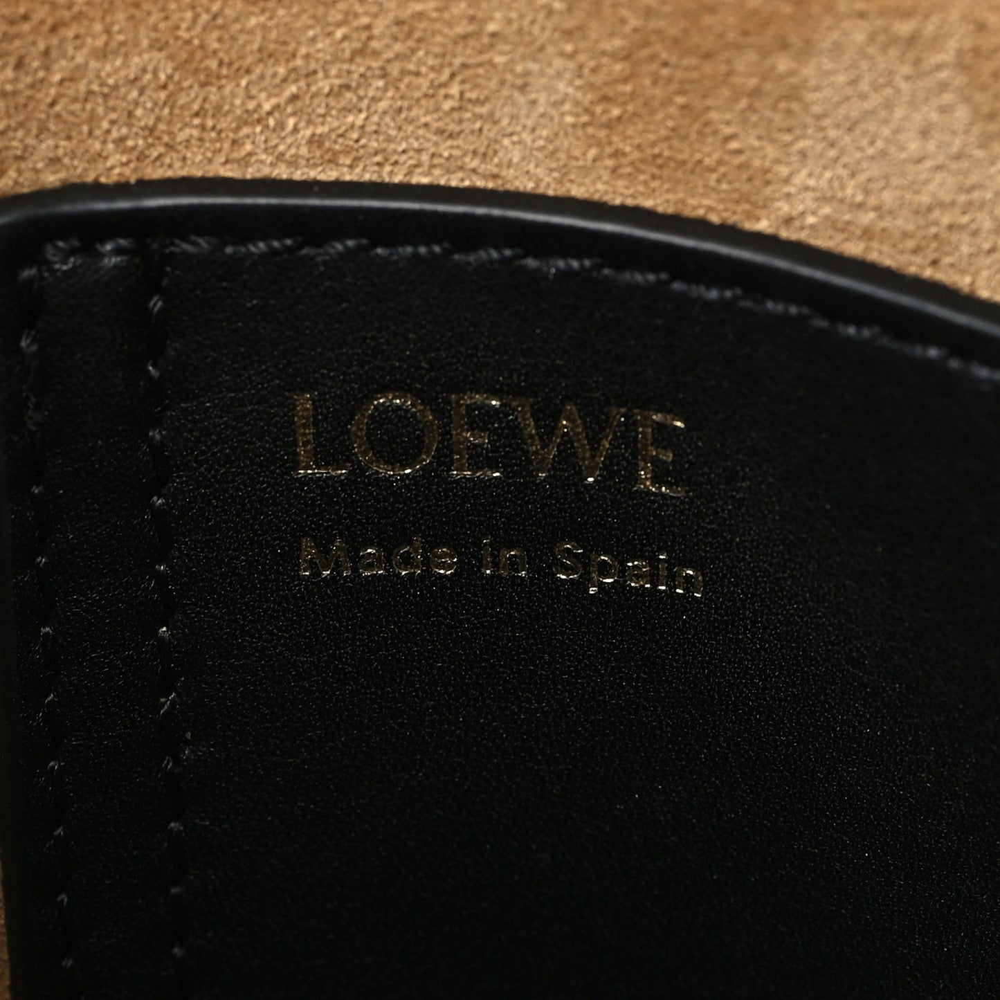 Soft Grained Calfskin Mini Pebble Bucket Bag Black