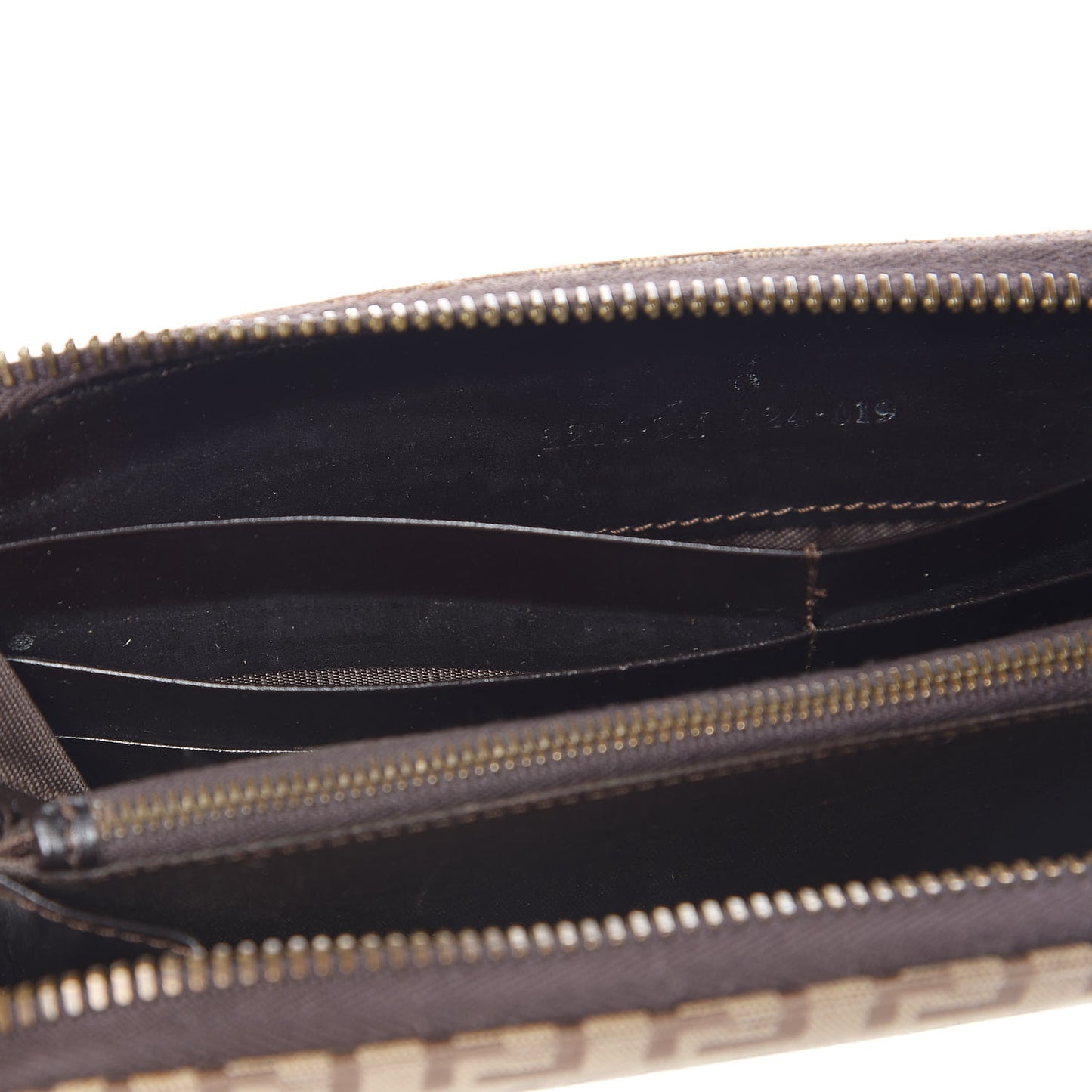 Zucchino Zip Around Wallet Dark Brown