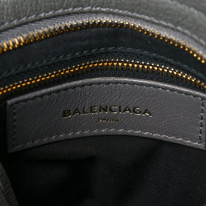 Balenciaga Chevre Gold Metallic Edge Hardware Mini City Gris Acier 6 of 7