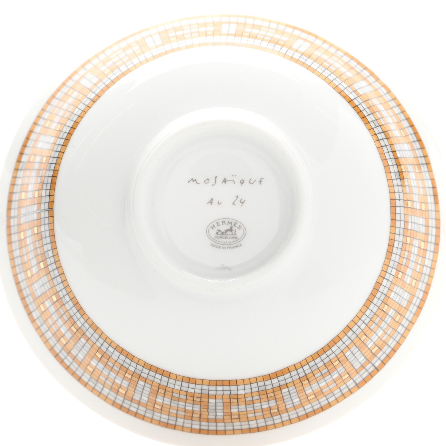 Hermes Porcelain Mosaique au 24 Rice Bowl Set of 2 5 of 8