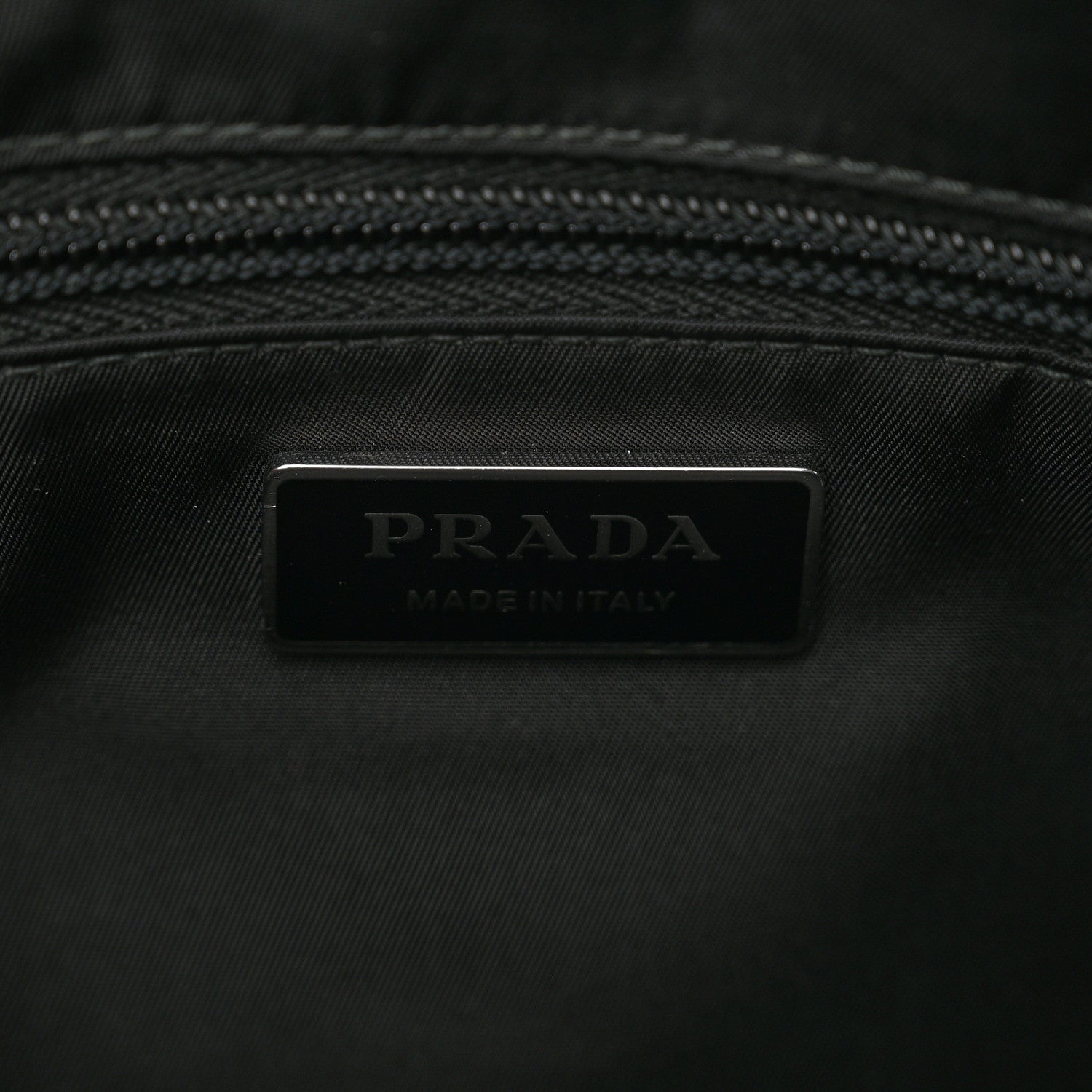 Prada Re-Nylon Vitello Padded Small Flap Shoulder Bag Black 7 of 11