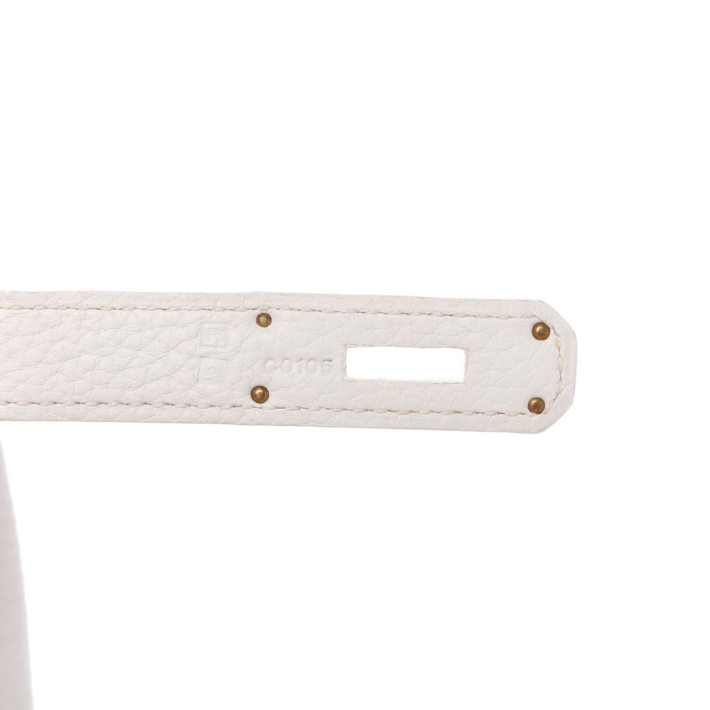 Taurillon Clemence Birkin 35 White