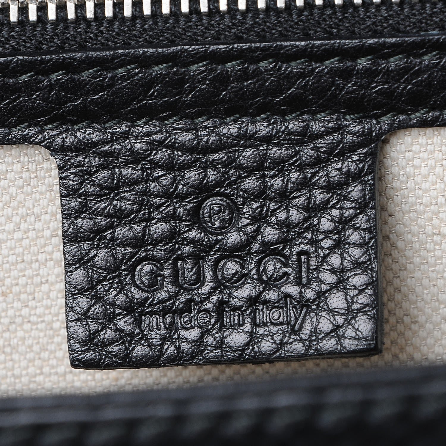 Gucci Rubber Guccissima Large New Bamboo Top Handle Bag Black 7 of 8