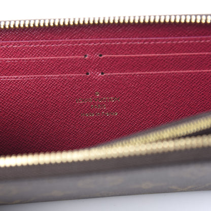 Louis Vuitton Monogram Clemence Wallet Fuchsia 5 of 5