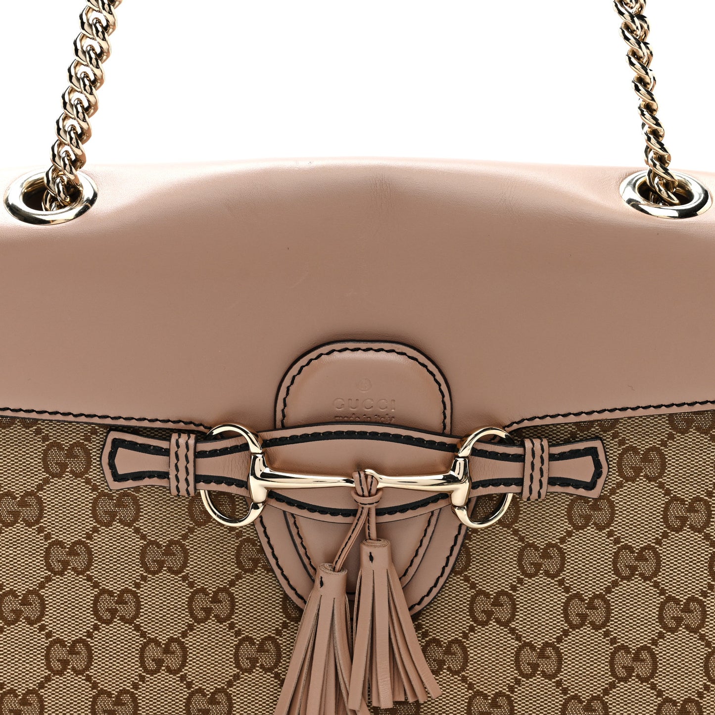 Monogram Medium Emily Chain Shoulder Bag Light Pink
