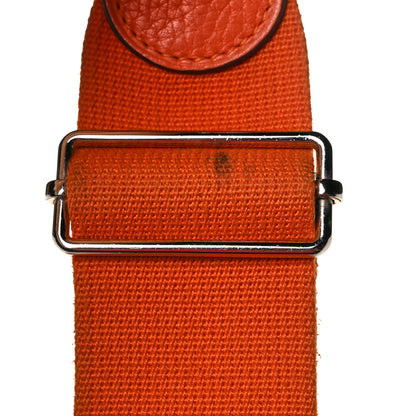 Hermes Taurillon Clemence Evelyne III GM Orange 10 of 10