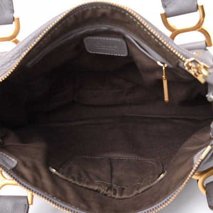 Chloe Calfskin Medium Marcie Satchel Cashmere Grey 4 of 4