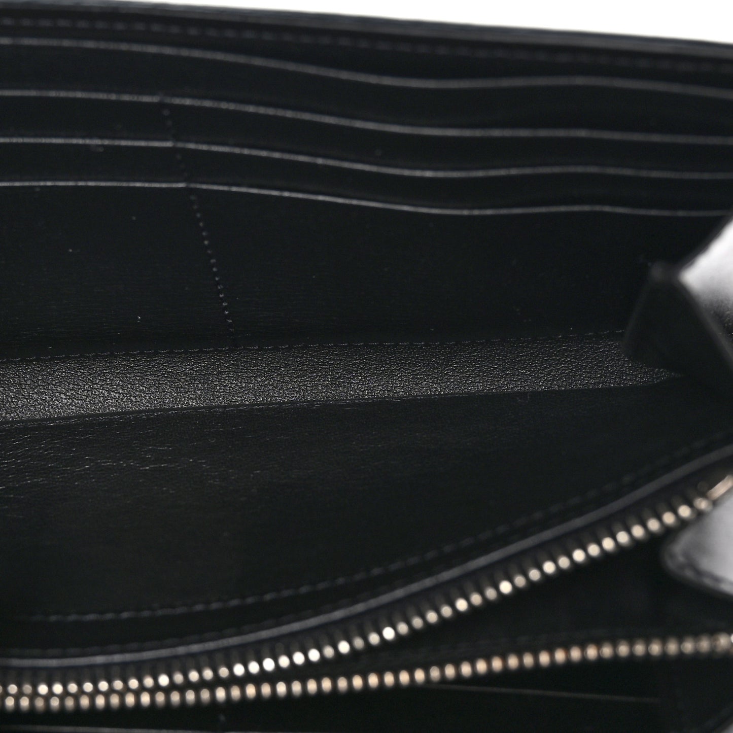 Smooth Calfskin Classic Monogram Cassandre Wallet Black