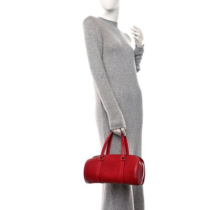 Louis Vuitton Epi Soufflot Castillan Red 2 of 14