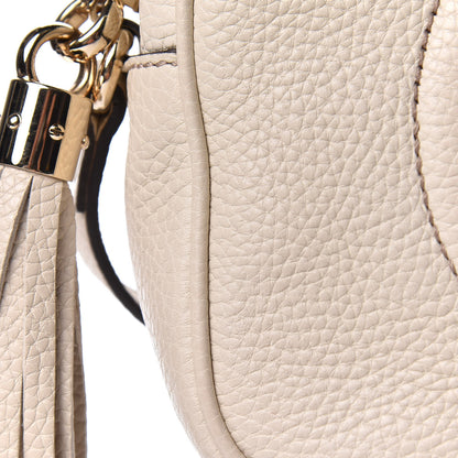 Gucci Pebbled Calfskin Small Soho Disco Bag Off White 10 of 10