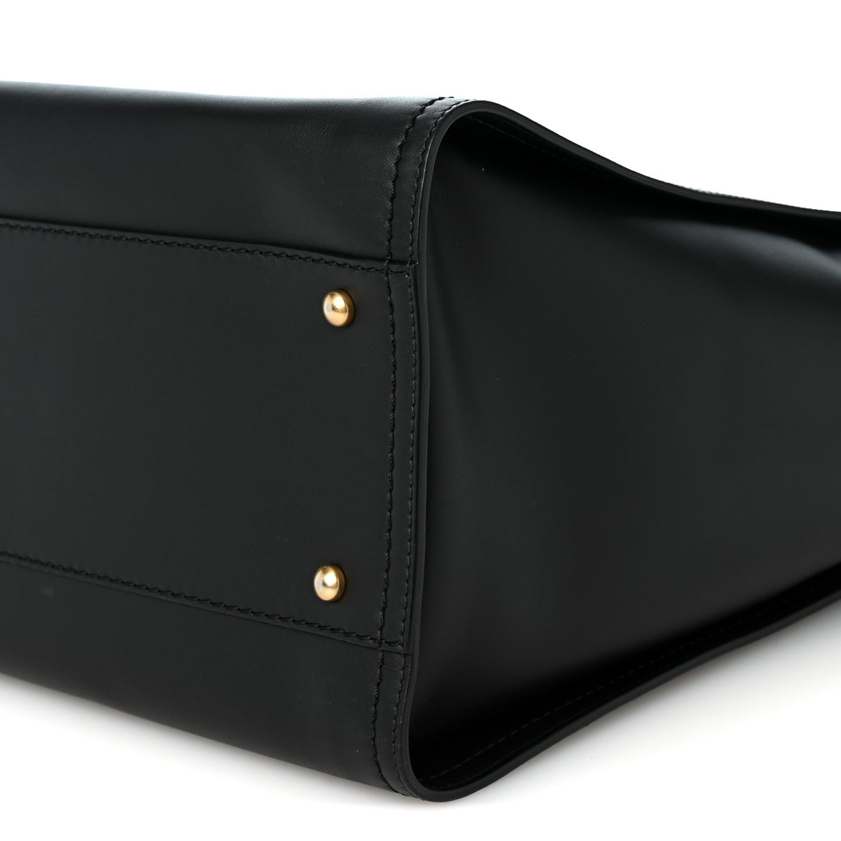 Calfskin Medium Deauville Tote Black