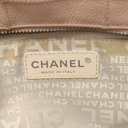 Chanel Caviar Square Stitched Bowler Pink 6 of 11