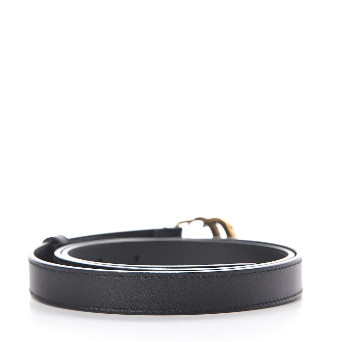 Calfskin Double G 20mm Belt 90 36 Black