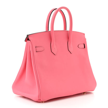 Hermes Swift Birkin 25 Rose Azalee 3 of 12